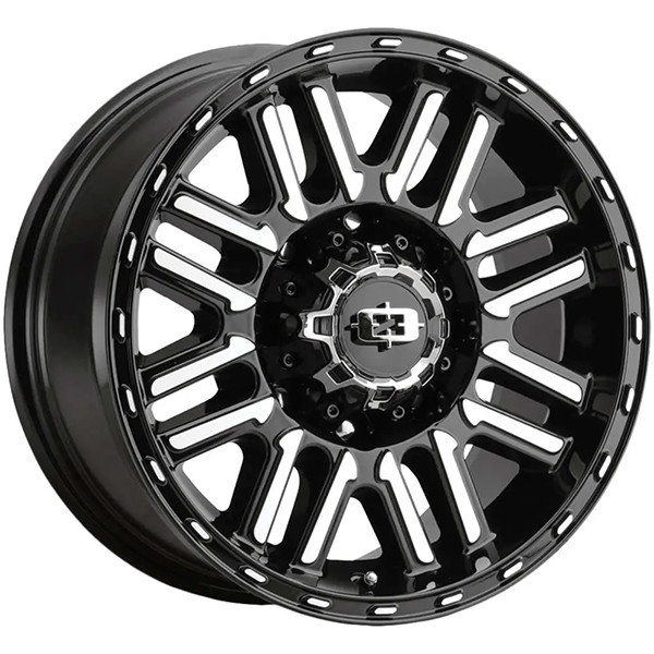 Vision 348 - 16x8 - 5x139.7 BP - 0mm Offset - Black Wheel