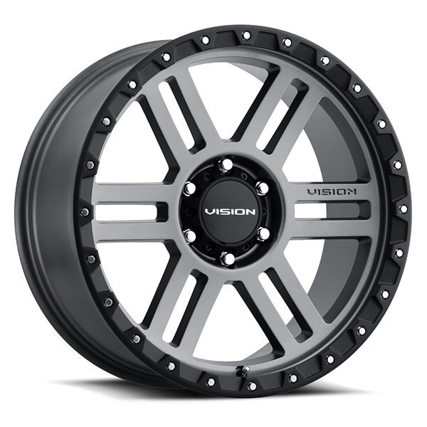 Vision 354 - 17x9 - 5x139.7 BP - -12mm Offset - Gunmetal Wheel