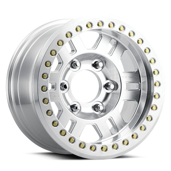 Vision 398 - 17x8.5 - 8x170 BP - -15mm Offset - Silver Wheel