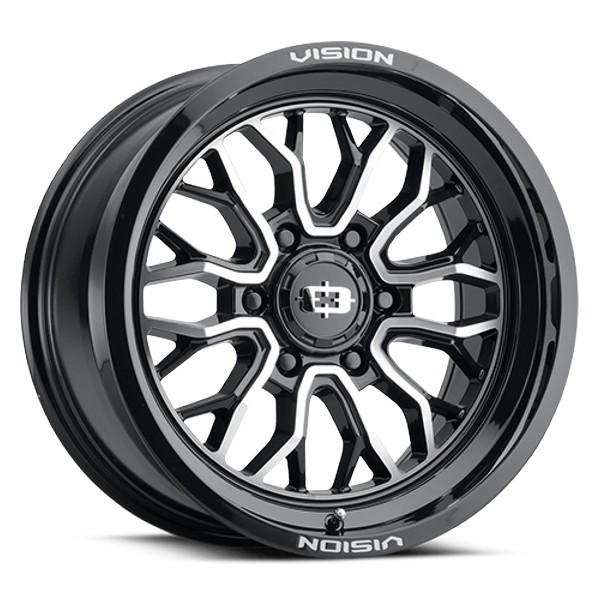 Vision 402 - 20x9 - 5x150 BP - 12mm Offset - Black Wheel