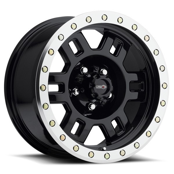 Vision 398 - 18x9 - 6x139.7 BP - 18mm Offset - Black Wheel