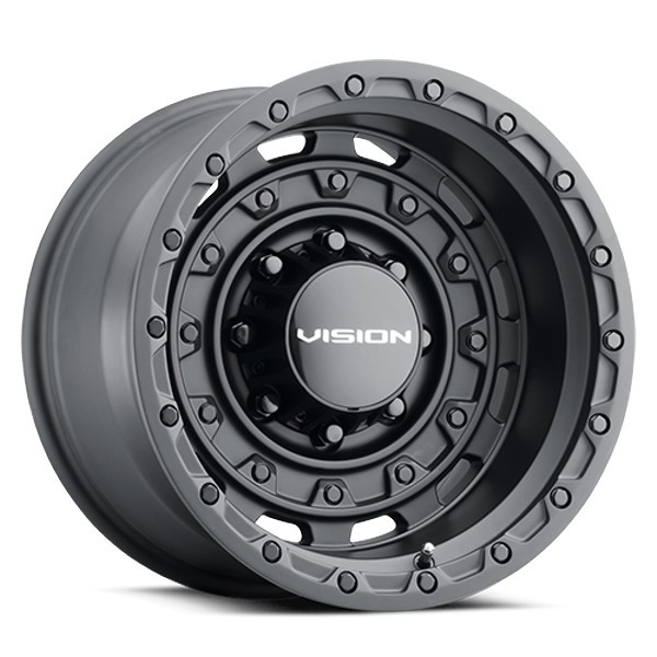 Vision 403 - 20x12 - 6x139.7 BP - -44mm Offset - Black Wheel