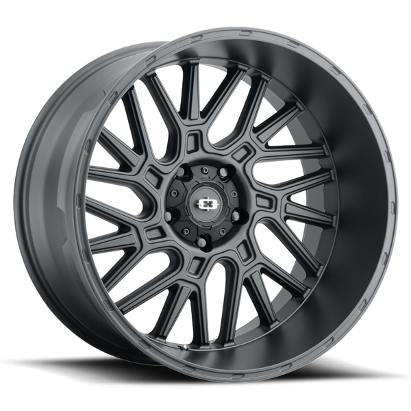 Vision 404 - 20x9 - 5x139.7 BP - 12mm Offset - Black Wheel