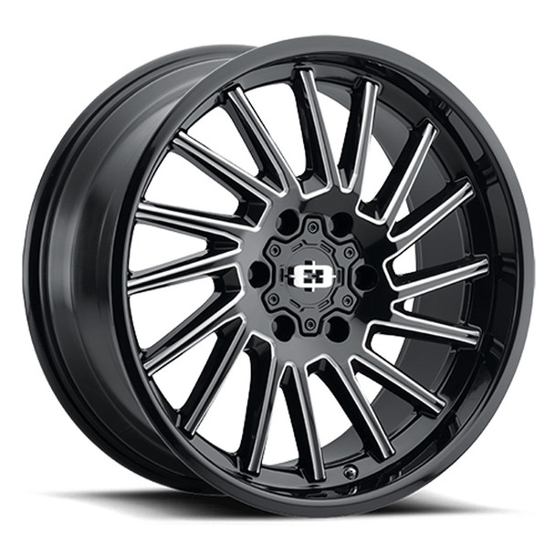 Vision 306 - 20x10 - 5x139.7 BP - -25mm Offset - Black Wheel