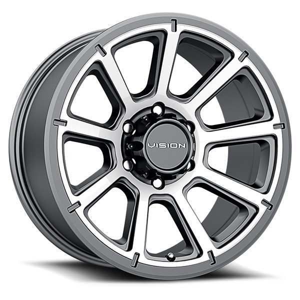 Vision 353 - 18x9 - 5x150 BP - 12mm Offset - Gunmetal Wheel