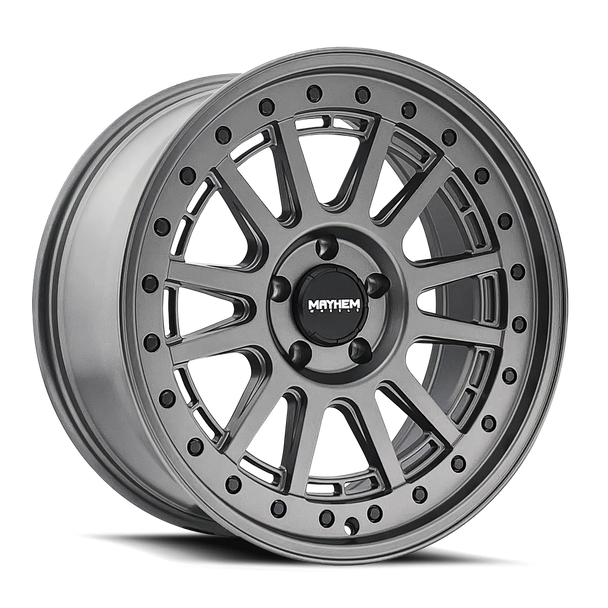 Mayhem 8305 - 17x9 - 6x139.7 BP - -6mm Offset - Gunmetal Wheel