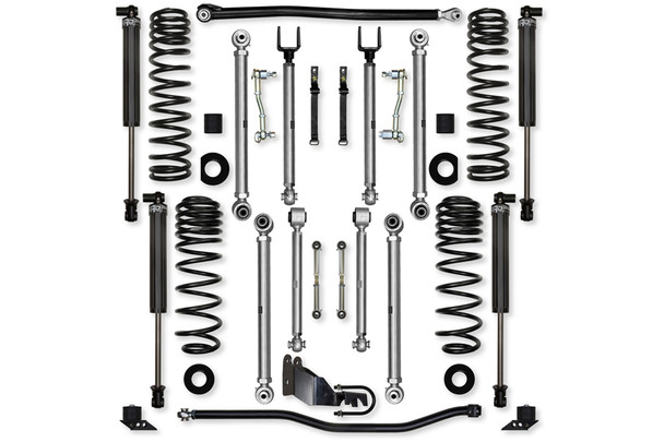 Rock Krawler 2.5in X Factor Pro Aluminum Stage 1 Lift Kit w/ RRD Shocks |JL25XFP-4S1