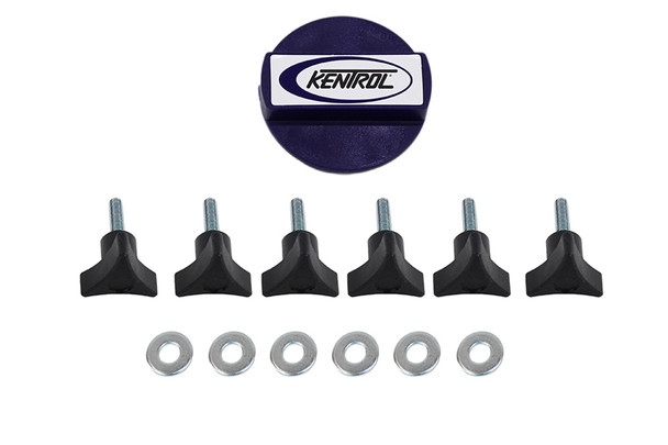 Kentrol Hardtop Removal Kit - Textured Black |70009-Fits Jeep Wrangler JK