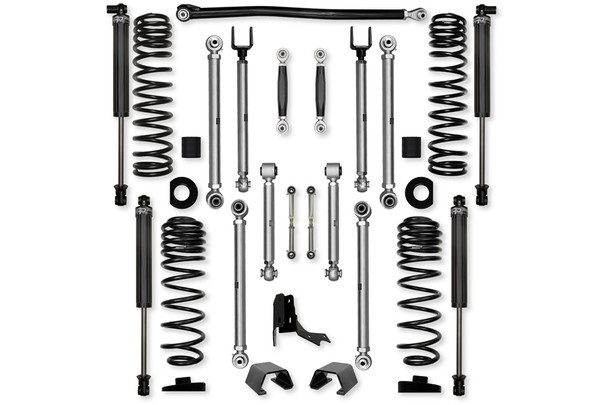 Rock Krawler 3in X Factor Pro 'No Limits'  Aluminum Stage 1 Lift Kit w/ RRD Shocks |JT30PNL-S1-Fits Jeep Gladiator JT