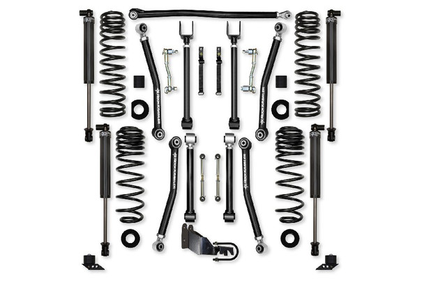 Rock Krawler 4.5in Adventure X Mid Arm Lift Kit - Stage 1 Shocks |JL45AXM-4XES1
