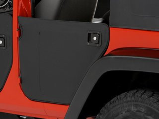 Bestop Fabric Lower Rear Half Doors Black Diamond |53041-35