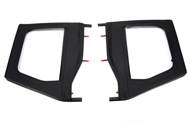Bestop Highrock Element Upper Doors, Front - Black Diamond |51805-35-Fits Jeep Wrangler JK