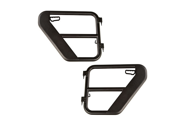 Rugged Ridge Rear Tube Doors,Textured Black |11509.14