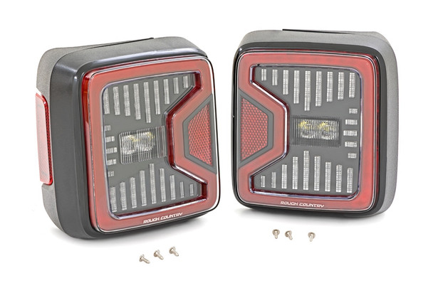 Rough Country LED Tail Lights |RCH5900-Fits Jeep Wrangler JL