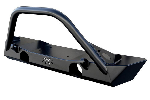 Poison Spyder Brawler Lite Front Bumper - Black |1759010DBP1-Fits Jeep Wrangler JK