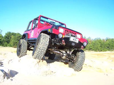 LOD Stubby Front Winch Bumper Black Powder Coated |JFB8764-Fits Jeep Wrangler YJ