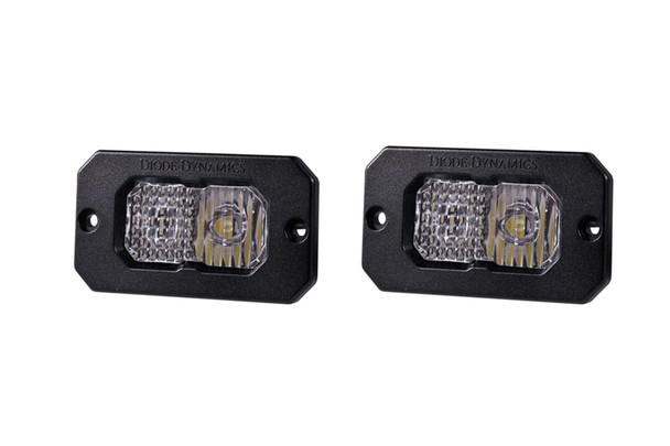 Diode Dynamics SSC2 Pro Flush Mount LED Pods, RBL White - Combo |DD8126P