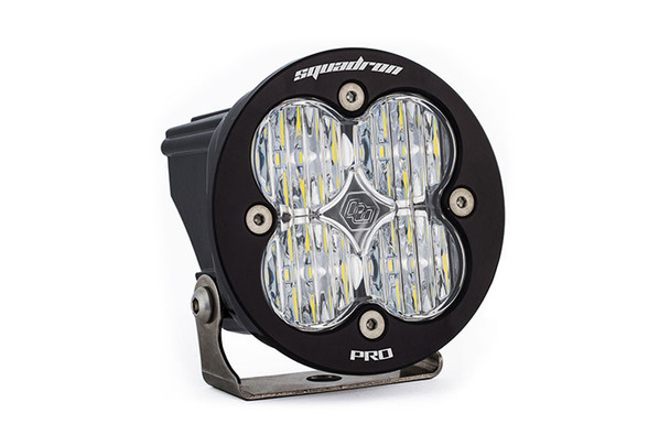 Baja Designs Squadron-R Pro Black LED Auxiliary Light Pod, Wide Cornering - Clear |590005