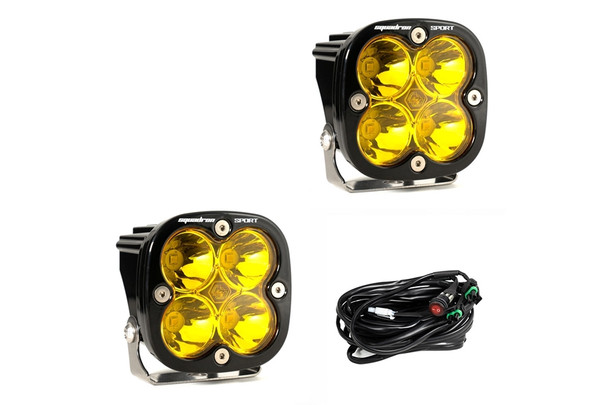 Baja Designs Squadron Sport LED Light Pod, Spot - Amber |557811