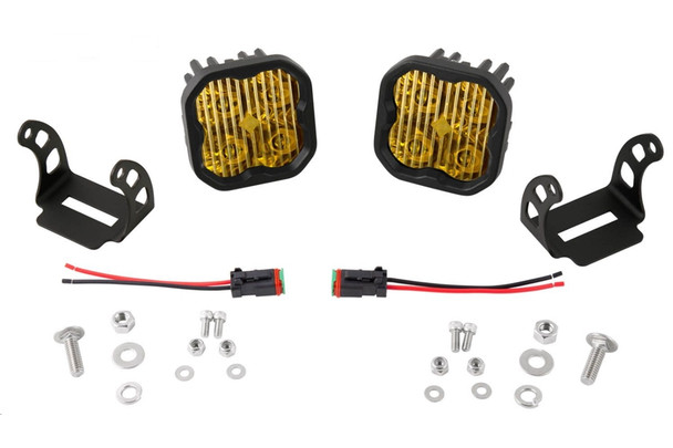 Diode Dynamic SS3 Yellow Sport LED Pod Pair, SAE Driving - Amber |DD6868P