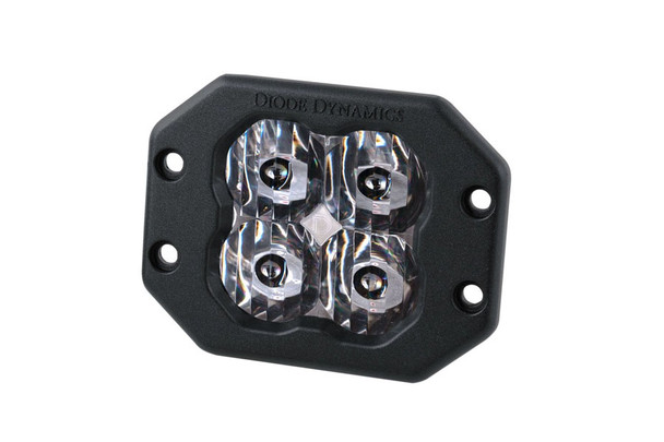 Diode Dynamics SS3 White Sport Flush Mount LED Pod, SAE Driving - Amber |DD6912S