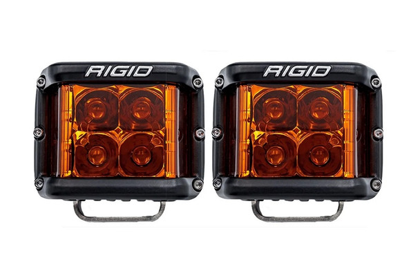 Rigid Industries D-SS LED Spot Lights w/ Amber PRO Lens - Pair |262214