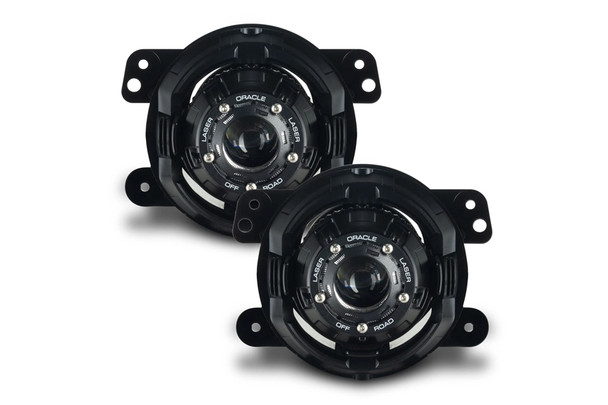 Oracle Lighting 15W Off-Road Laser Fog Lights |5930-001-Fits Jeep Gladiator JT / Jeep Wrangler JL / Jeep Wrangler JK