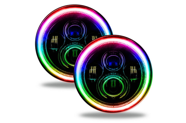 Oracle 7in High Powered LED Headlights, ColorShift - No Controller |5769-334