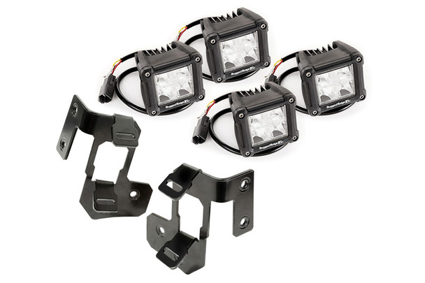 Rugged Ridge A-Pillar Cube Light Mount Kit |11232.18-Fits Jeep Wrangler JK