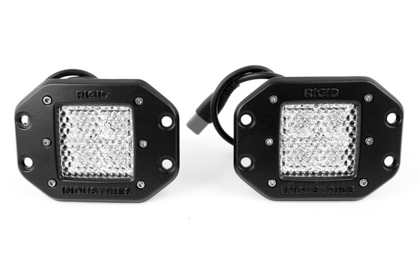 Rigid Industries D-Series PRO Flood Diffused Lights w/Flush Mount, Pair |212513