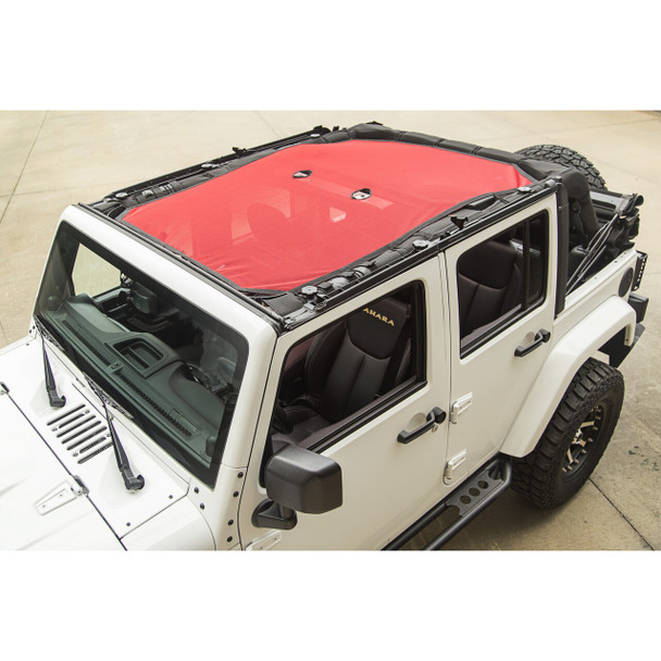 Rugged Ridge Eclipse Sun Shade Red |13579.25