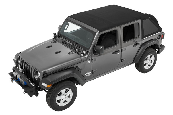 Bestop Trektop NX Slantback Soft Top, Black Twill |56863-17