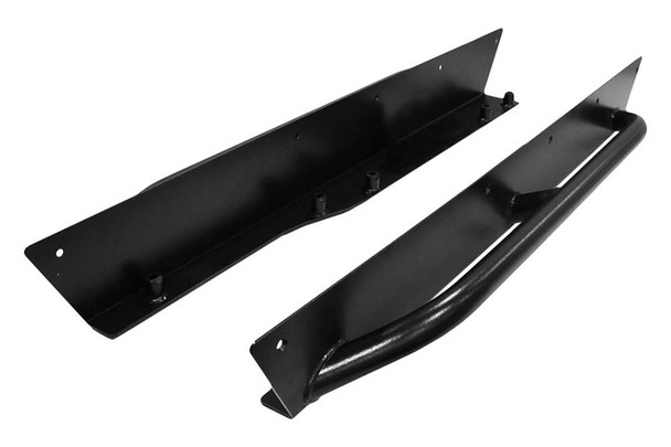 Rock Hard 4x4 Rocker Sliders Black |RH-3001-SC-Fits Jeep Wrangler TJ
