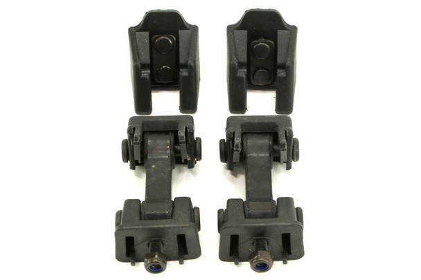 Rugged Ridge Hood Catch and Bracket Set Black |11210.09-Fits Jeep Wrangler TJ / Jeep Wrangler LJ