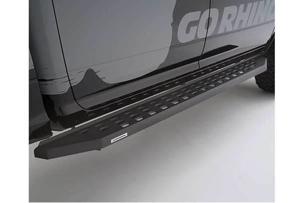 Go Rhino RB20 Running Boards, No Drop Steps - Textured Black |69450568PC
