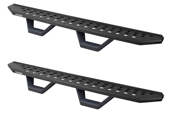 Go Rhino RB20 Running Boards w/ Drop Steps - Textured Black |6945067320PC