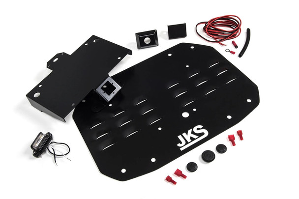 JKS Tailgate Vent Cover w/ License Plate and Camera Mount |8215-Fits Jeep Wrangler JL