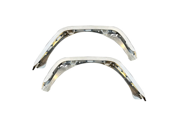 Motobilt Aluminum Fender Flares, Rear - Bare |MB1102-A-Fits Jeep Wrangler JL