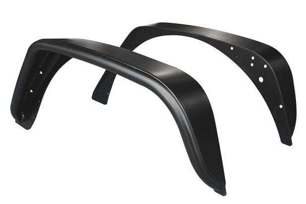 Poison Spyder Standard Width Rear Crusher Flares Black |1705010P1-Fits Jeep Wrangler JK