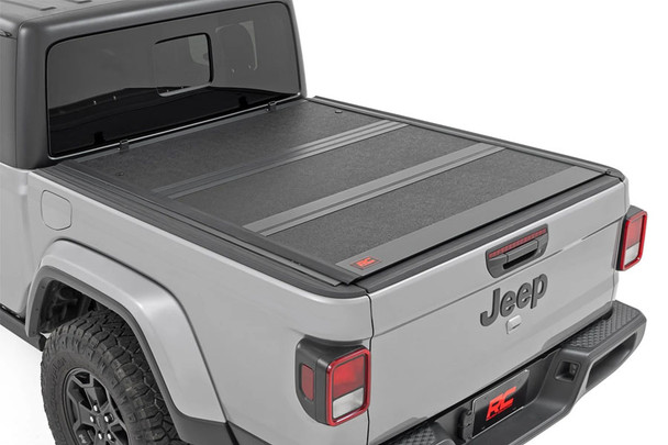 Rough Country Hard Low Profile Bed Cover - 5ft Bed |47620500B-Fits Jeep Gladiator JT