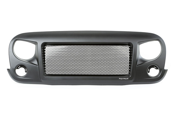 Rugged Ridge Spartan Grill Satin Black |12034.01-Fits Jeep Wrangler JK