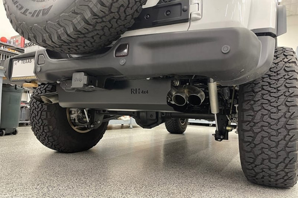 Rock Hard 4x4 Aluminum Muffler Skid Plate |RH-90545