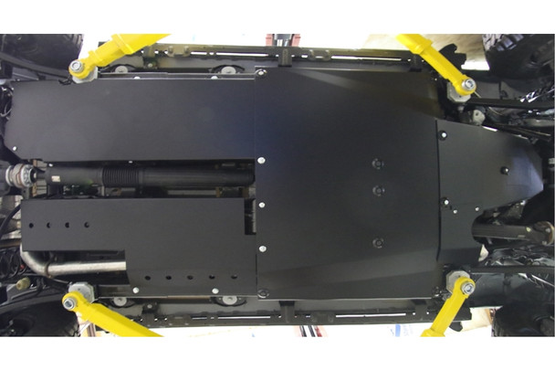 Rock Hard 4x4 Aluminum Complete Bellypan Skid Plate System w/ Dual Crossmembers |RH-90553