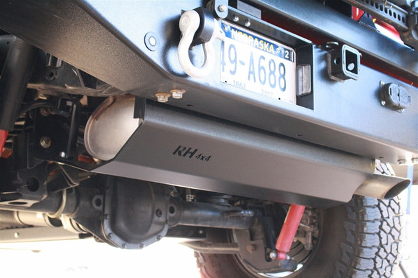 Rock Hard 4x4 Muffler Skid Plate |RH-90507-Fits Jeep Wrangler JL