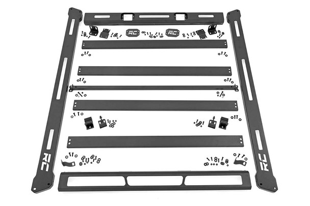 Rough Country Roof Rack System - No LED Lights |10605-Fits Jeep Wrangler JK