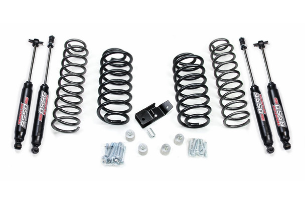Teraflex 2in  Coil Spring Lift Kit & 9550 VSS Twin-Tube Shocks |1241200-Fits Jeep Wrangler TJ / Jeep Wrangler LJ