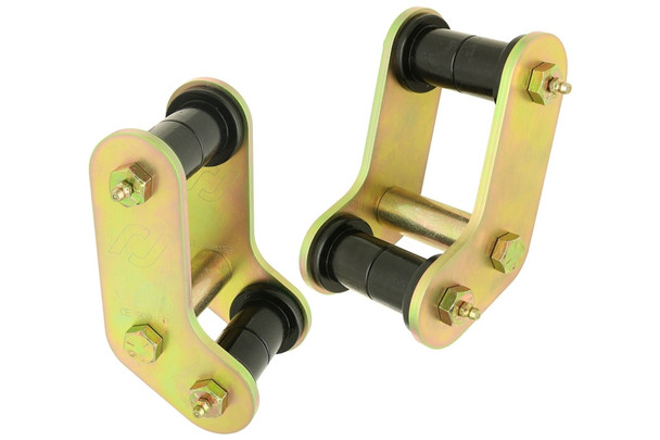 RockJock Rear Boomerang Shackles - Pair |CE-9081-Fits Jeep Wrangler YJ