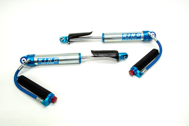 King Shocks 2.5 Performance Series Front Shocks w/Adjuster 0-2in Lift |25001-373A-Fits Jeep Gladiator JT / Jeep Wrangler JL