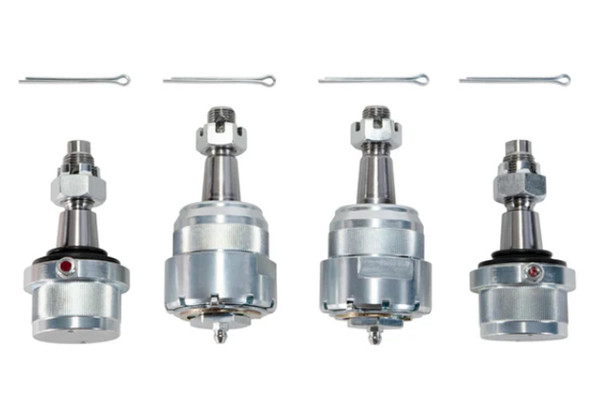 Dynatrac ProSteer Rebuildable Knurled Ball Joint Kit 2 Upper / 2 Lower |BJK-JK-N-Fits Jeep Wrangler JK