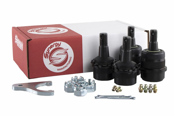 Synergy Manufacturing HD Adjustable Ball Joint Kit, Knurled |4127KN-Fits Jeep Wrangler JK